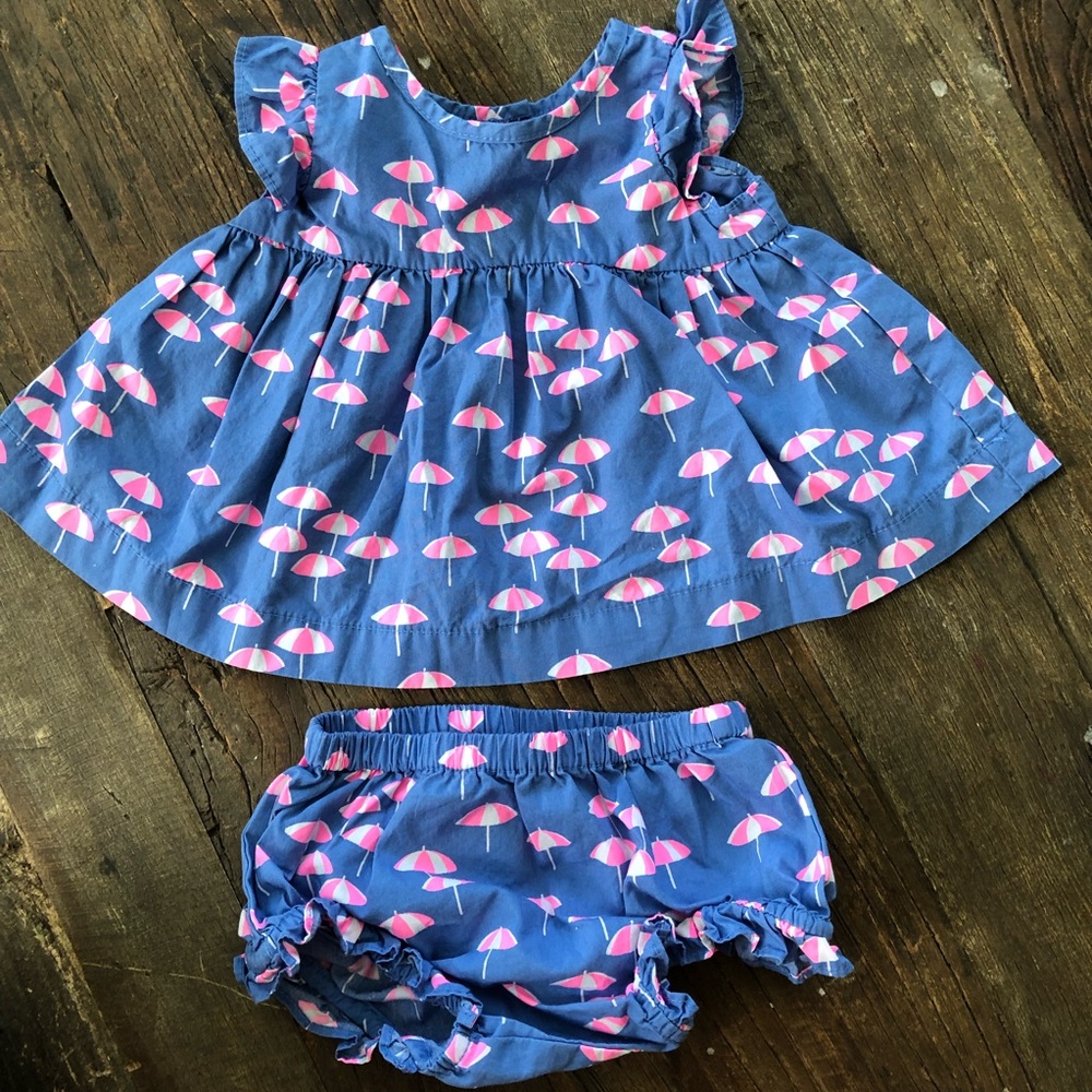 Baby Gap beach umbrella set RARE